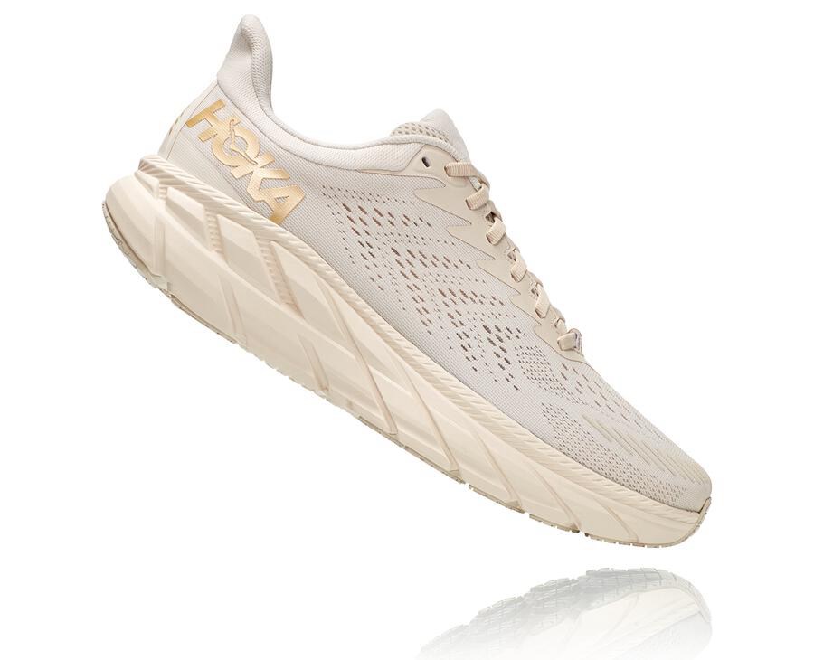 Hoka One One Running Shoes Mens White - Clifton 7 - 01543AWOB